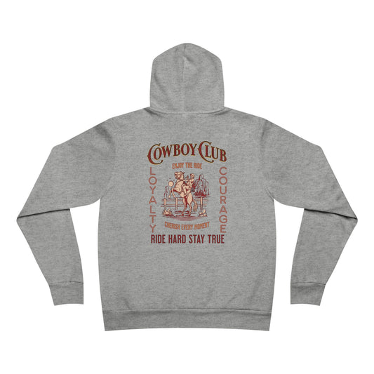 Cowboy club Unisex Sponge Fleece Pullover Hoodie - StyleMZ