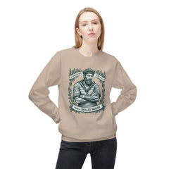 Corea - UN MAR EN CALMA NUNCA HA HERIDO A UN MARINERO EXPERTO. Sudadera unisex de cuello redondo de polar suave y de peso medio - StyleMZ 