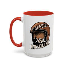 Korea -  Caffein $ Gasoline Accent Coffee Mug (11, 15oz)  - StyleMZ