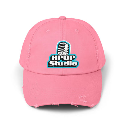 Korea -  KPOP Studio Unisex Distressed Cap  - StyleMZ