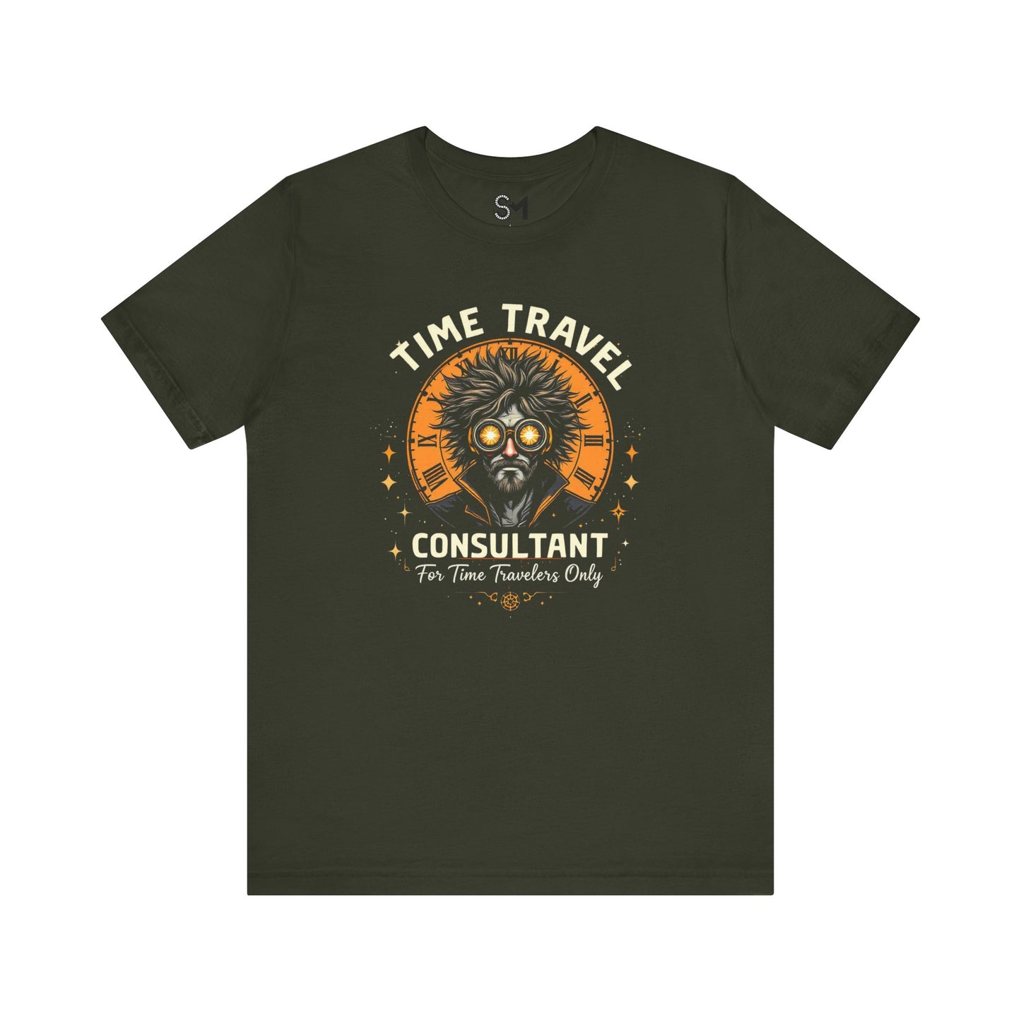 TIME TRAVEL CONSULTANT Unisex Jersey Short Sleeve Tee