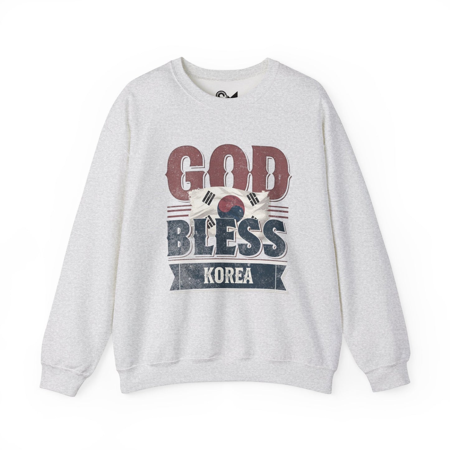 God bless Korea Unisex Heavy Blend™ Crewneck Sweatshirt - StyleMZ