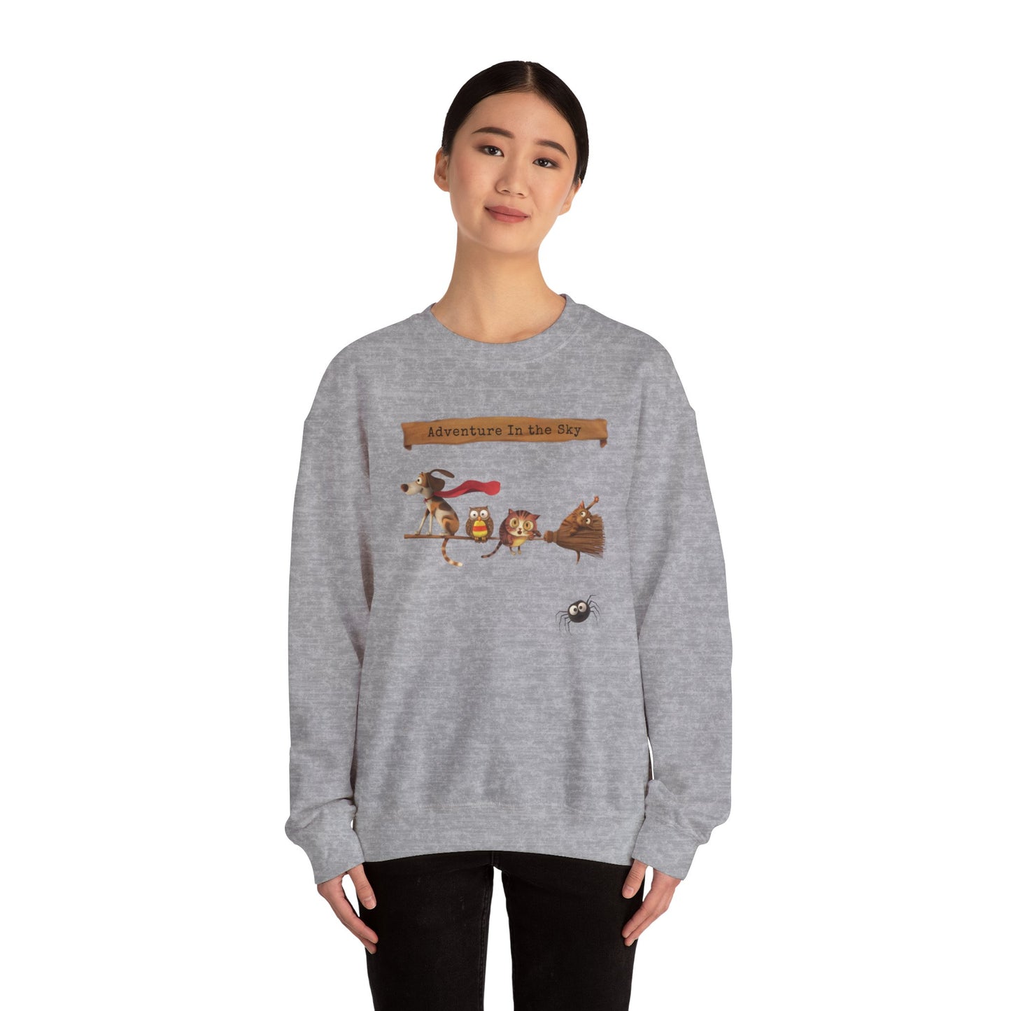 Adventure in the sky Unisex Heavy Blend™ Crewneck Sweatshirt - StyleMZ