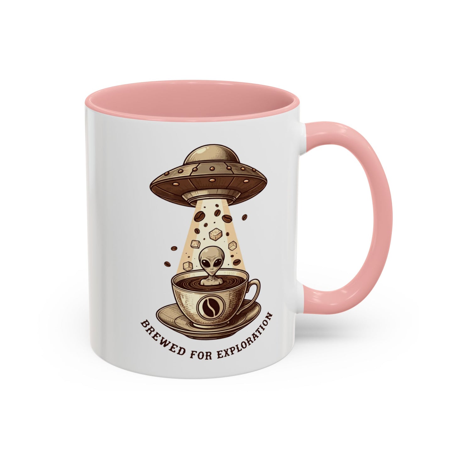 Brewed for exploration Accent Coffee Mug (11, 15oz) - StyleMZ