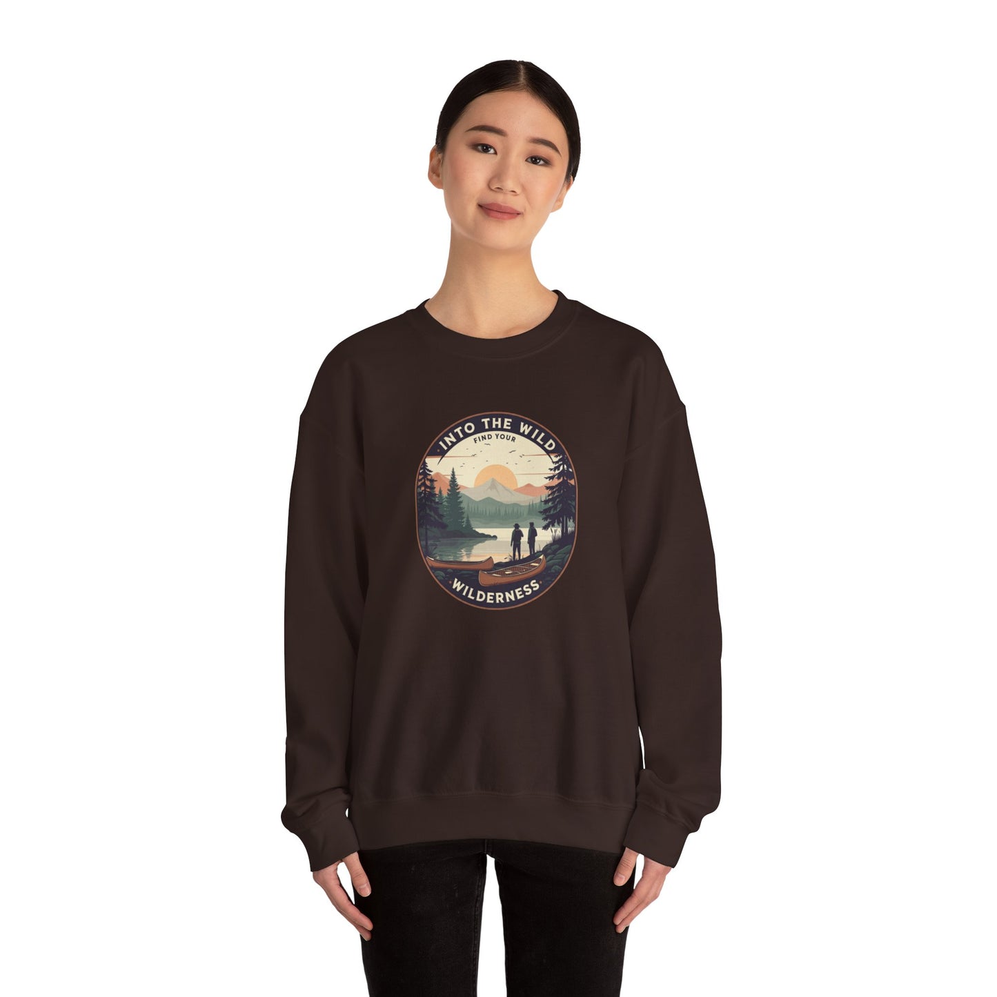 Into the Wild Unisex Heavy Blend™ Crewneck Sweatshirt - StyleMZ