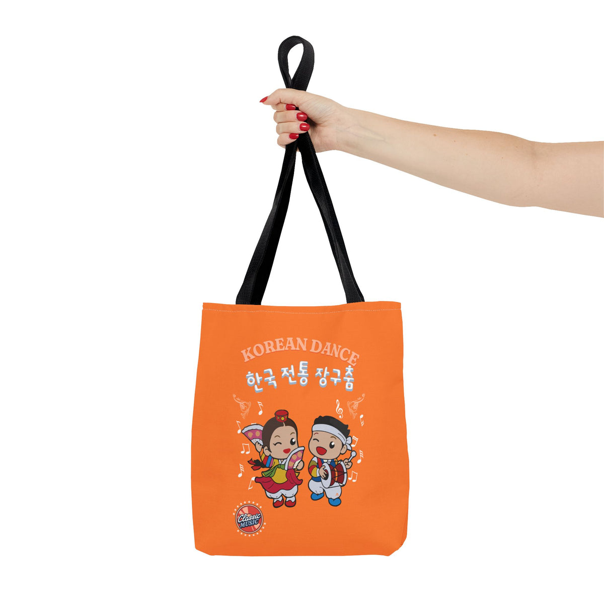 Korea -  Korean traditional drum dance Tote Bag (AOP)  - StyleMZ