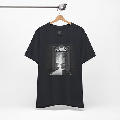 The door is open Unisex Jersey Short Sleeve Tee - StyleMZ