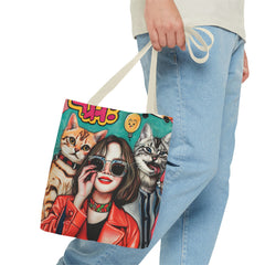 Korea -  Hi! Cats Tote Bag (AOP)  - StyleMZ