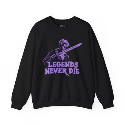 Legends never die Unisex Heavy Blend™ Crewneck Sweatshirt - StyleMZ