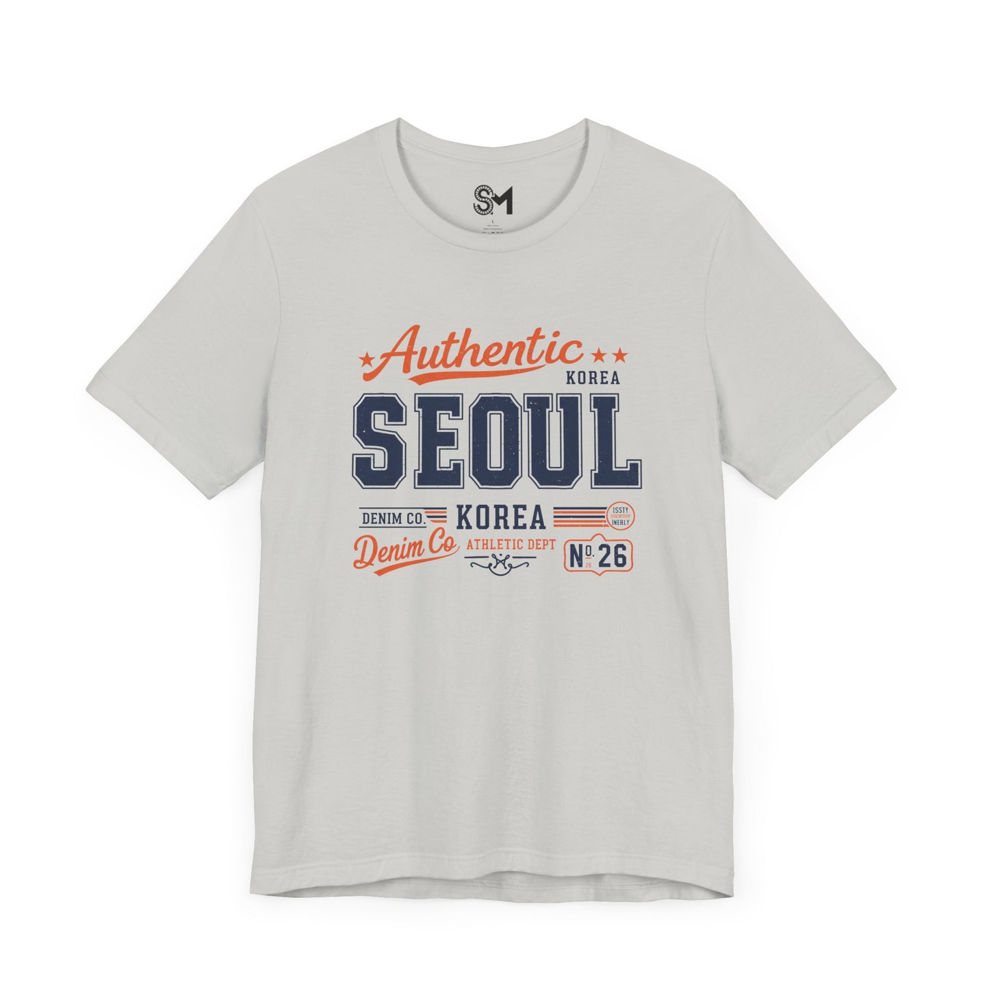 SEOUL KOREA Athletic Dept. Unisex Jersey Short Sleeve Tee