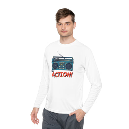 Korea -  Get action Unisex Lightweight Long Sleeve Tee  - StyleMZ