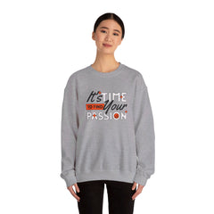 Korea -  It's time find your passion Unisex Heavy Blend™ Crewneck Sweatshirt  - StyleMZ