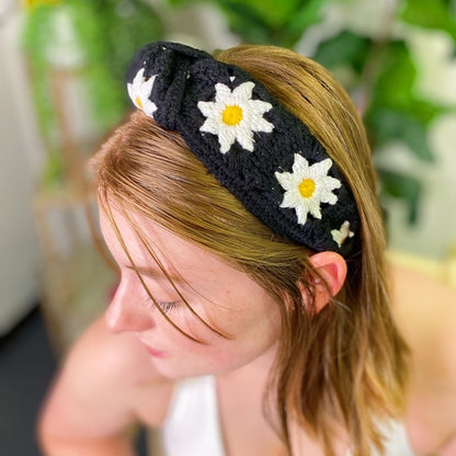 Patchwork Crochet Headband for Everyday Comfort and Style