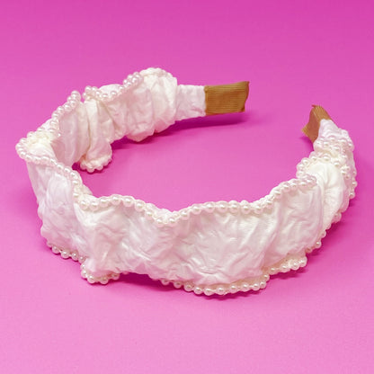 Palace Pearl Embellished Headband for Elegant Style