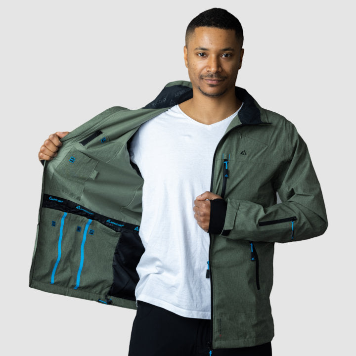 Adventure 2.0 - Men Olive Green Jacket with 16 Pockets