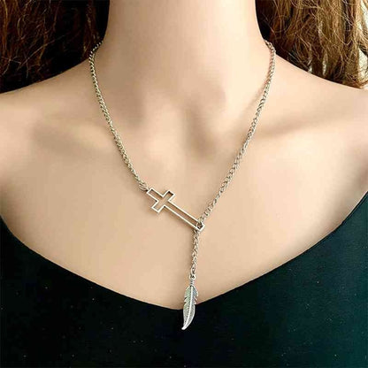 Cross Chain Necklace - Stylemz