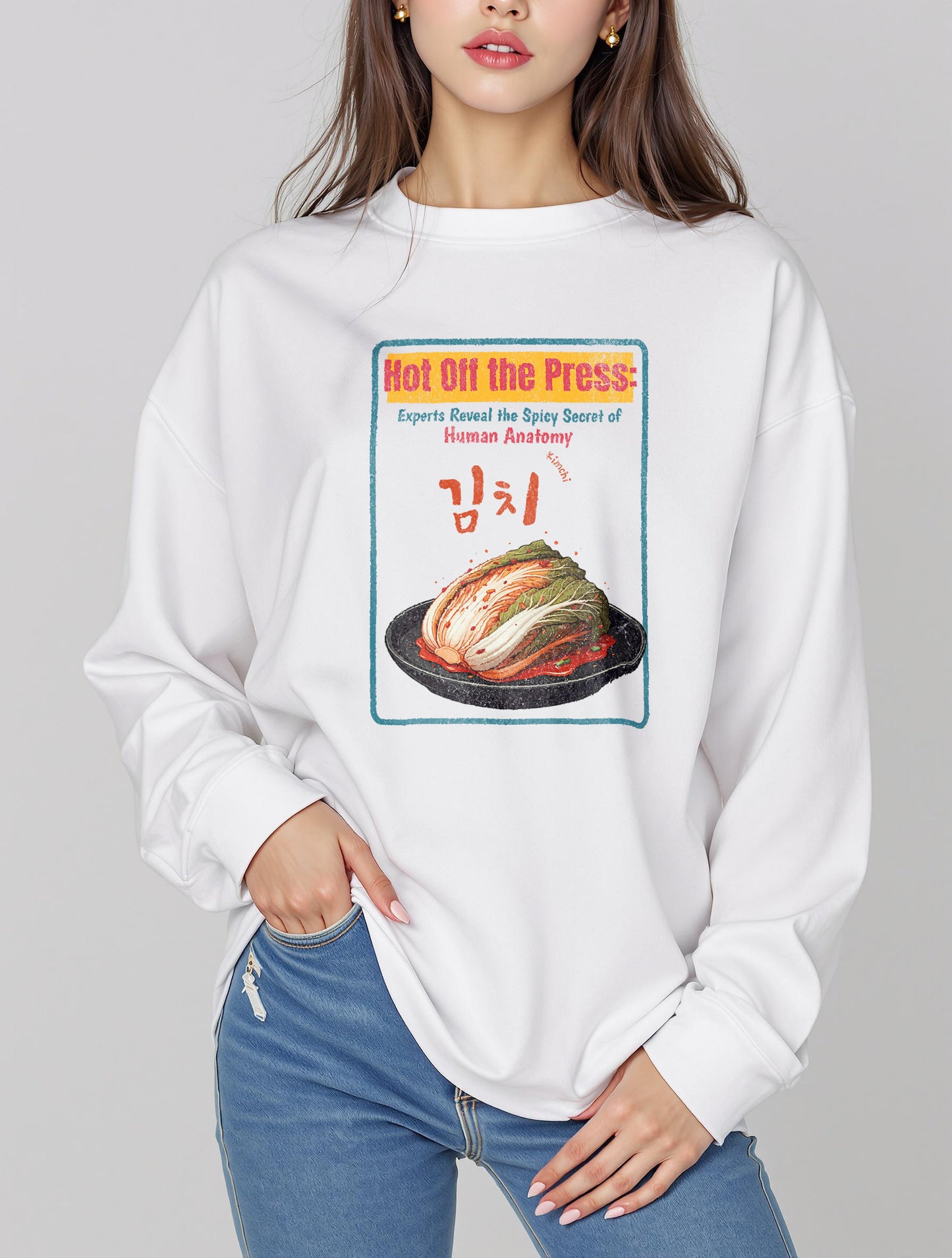 Long-sleeve - Kimchi Unisex Sweatshirt - StyleMZ