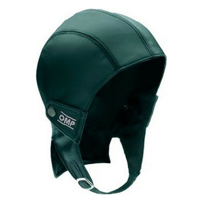 Helmet OMP Vintage Styled Black Racing Helmet for Safety