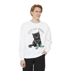 Corea - Momento acogedor de Kittt Sudadera unisex teñida en prenda - StyleMZ 