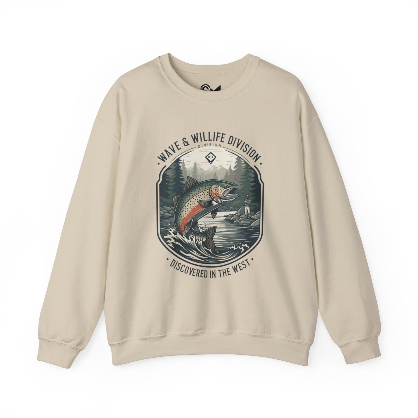 Discovered in the west Unisex Heavy Blend™ Crewneck Sweatshirt - StyleMZ