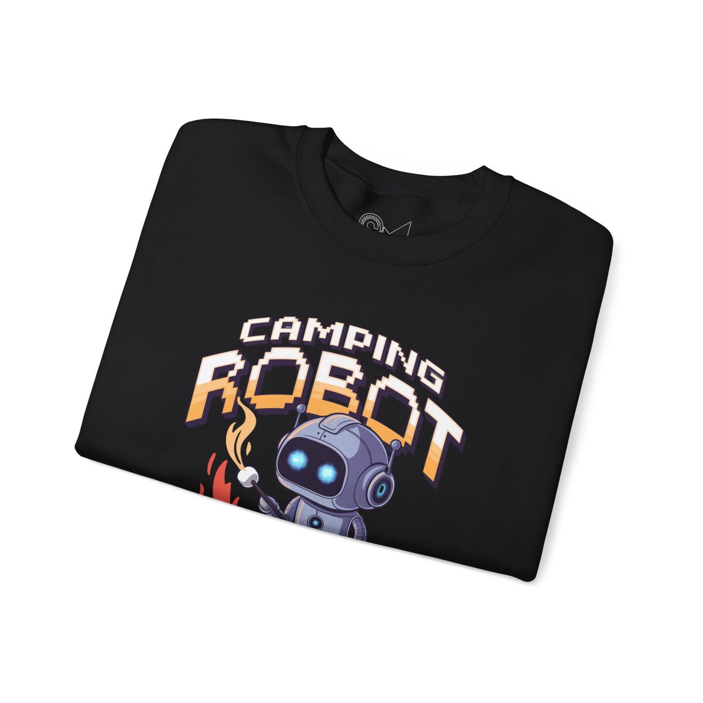 Camping robot Unisex Heavy Blend™ Crewneck Sweatshirt - StyleMZ