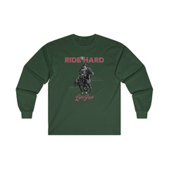 Korea -  Ride hard Unisex Ultra Cotton Long Sleeve Tee  - StyleMZ