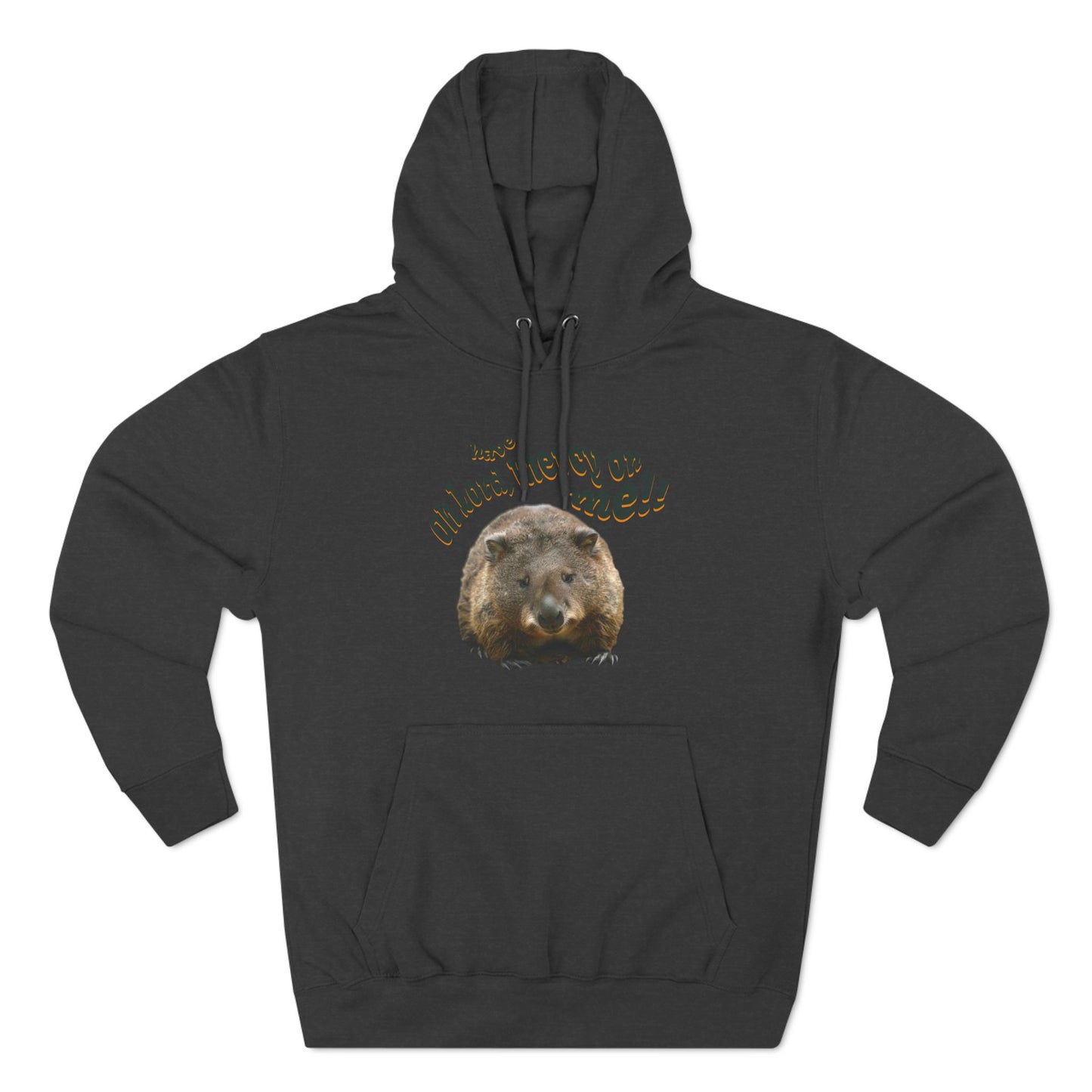 Have mercy on me Lord Three-Panel Fleece Hoodie - StyleMZ