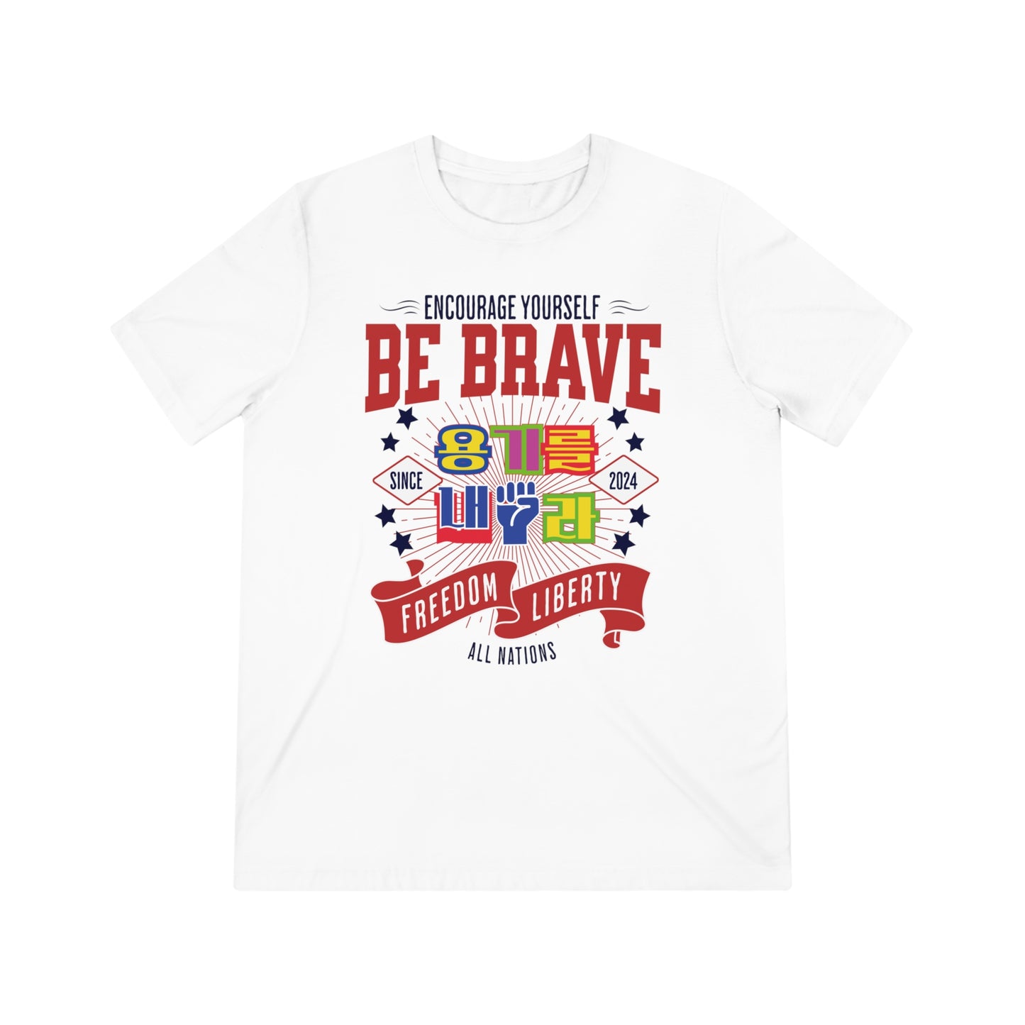 Be brave Unisex Triblend Tee