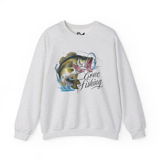 Gone Fishing Unisex Heavy Blend™ Crewneck Sweatshirt - StyleMZ - Stylemz