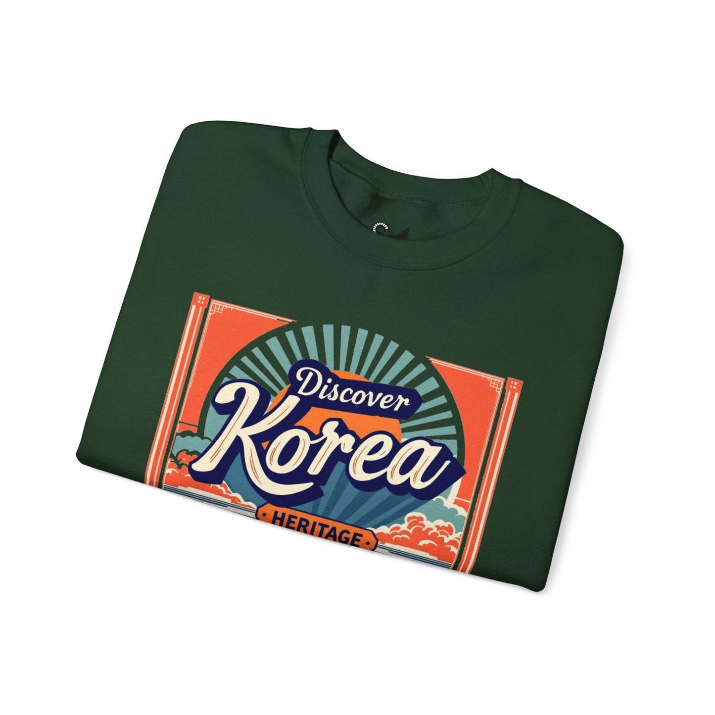 Discover Korea heritage Unisex Heavy Blend™ Crewneck Sweatshirt - StyleMZ - Stylemz