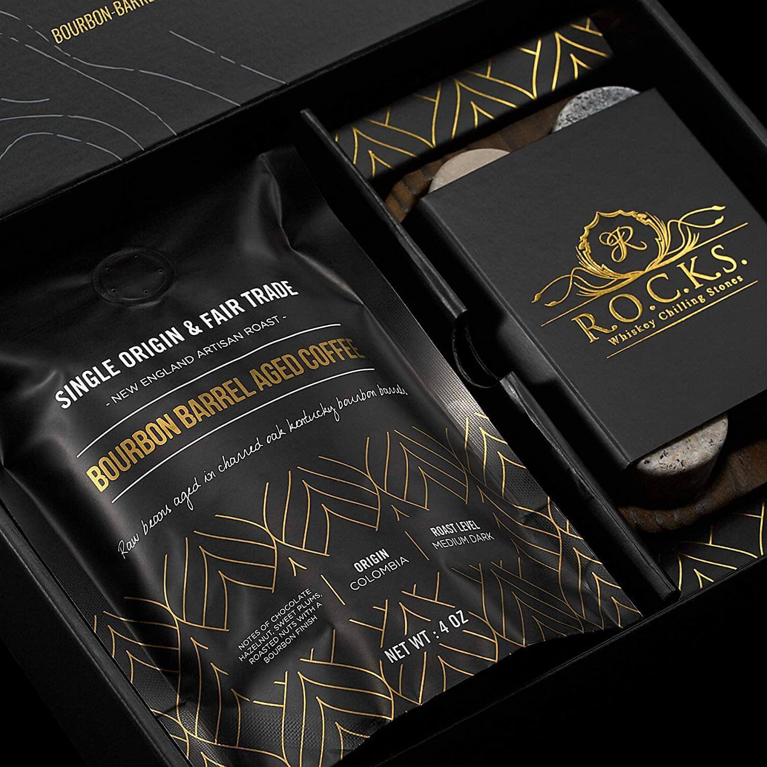 The Gourmet Set - ROCKS x Bourbon Barrel Aged Coffee - Stylemz