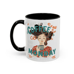 Korea -  Strong Coffee Accent Coffee Mug (11, 15oz)  - StyleMZ