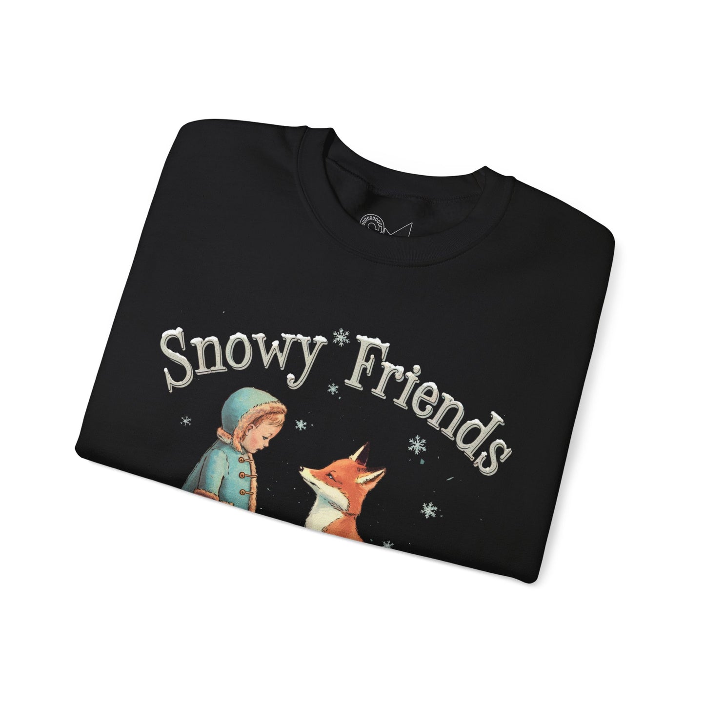 Snowy Friends Unisex Heavy Blend™ Crewneck Sweatshirt - StyleMZ