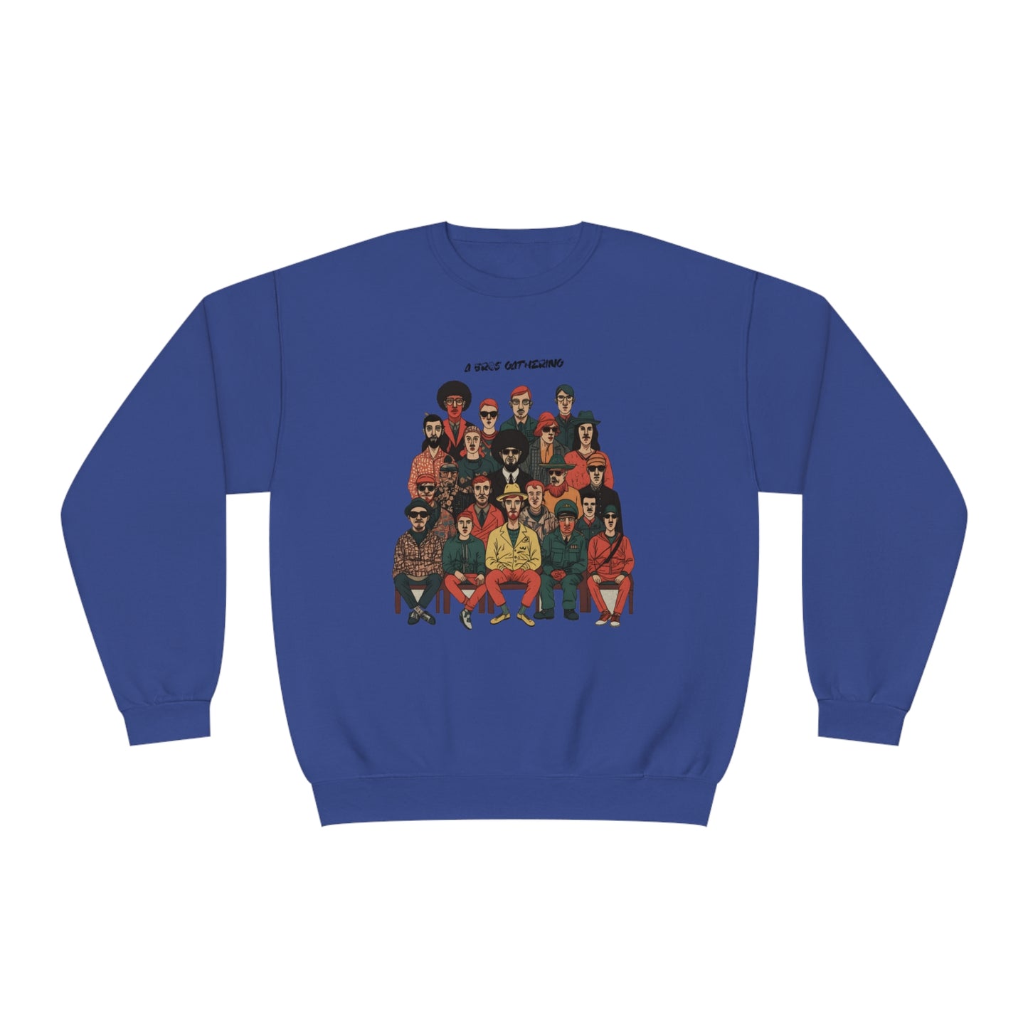 A bros gathering Unisex NuBlend® Crewneck Sweatshirt  - StyleMZ