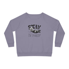 Corea - Sudadera de corte relajado Dazzler para mujer Stay in peace - StyleMZ 