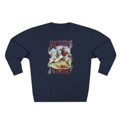 Sudadera unisex con cuello redondo Victory &amp; Unite - Corea - StyleMZ 