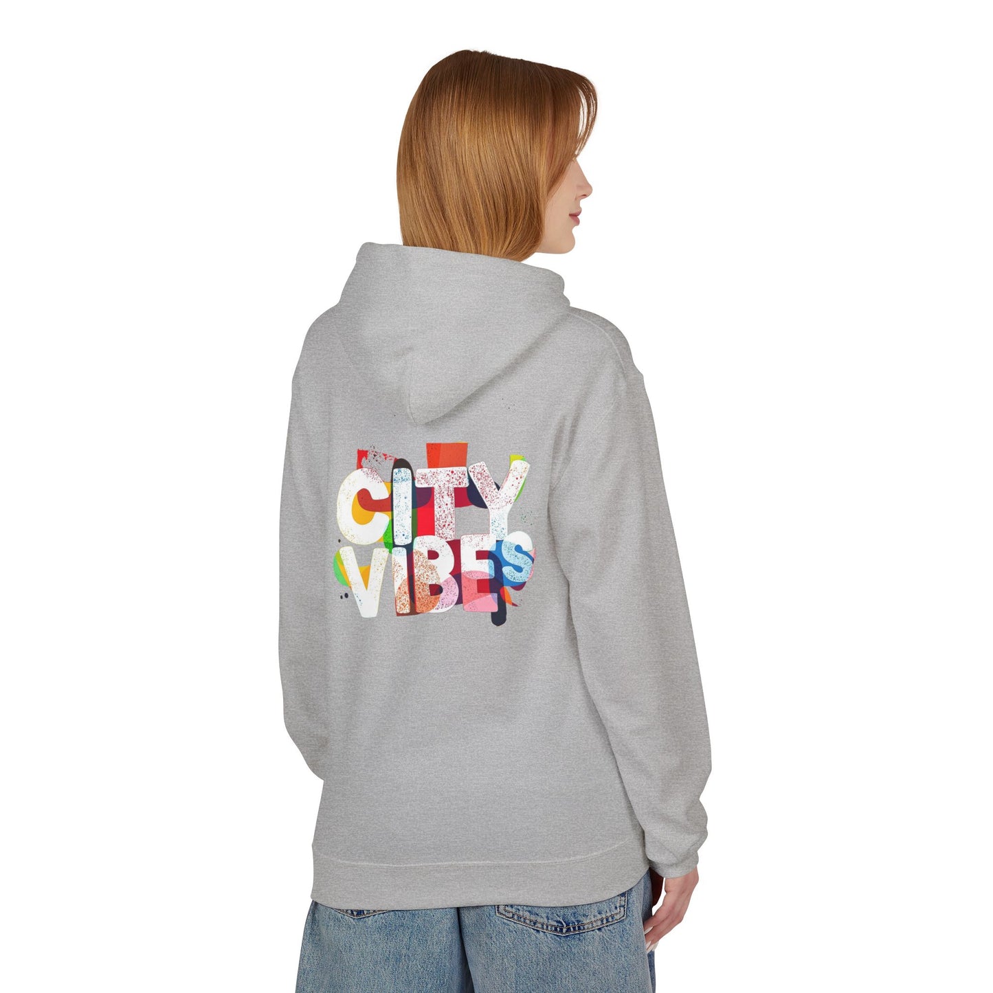 City vibes Unisex Midweight Softstyle Fleece Hoodie - StyleMZ-Stylemz