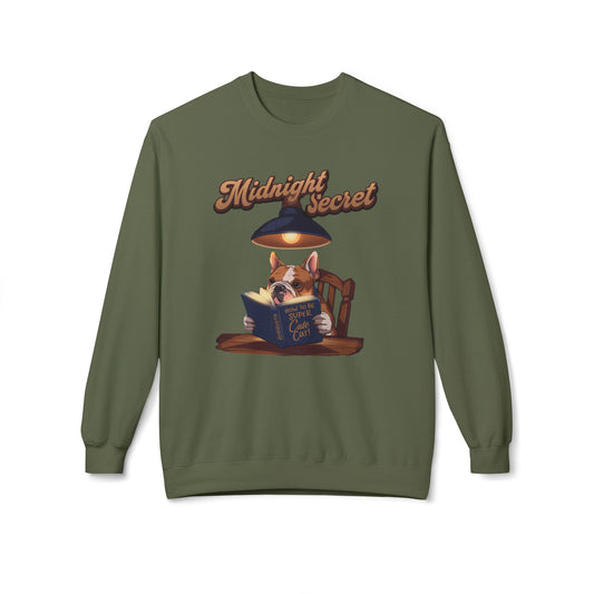 Korea - Midnight secret II-how to be a super cute cat II Unisex Midweight Softstyle Fleece Crewneck Sweatshirt - StyleMZ - Stylemz