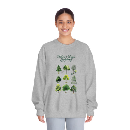 Nature's unique symphony Unisex DryBlend® Crewneck Sweatshirt - StyleMZ - Stylemz