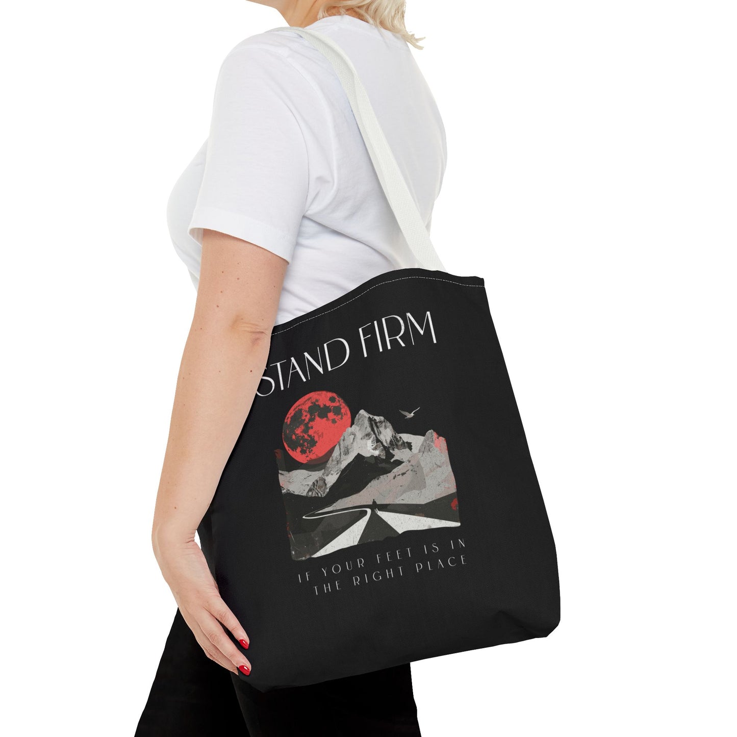 Stand firm Tote Bag (AOP) - StyleMZ