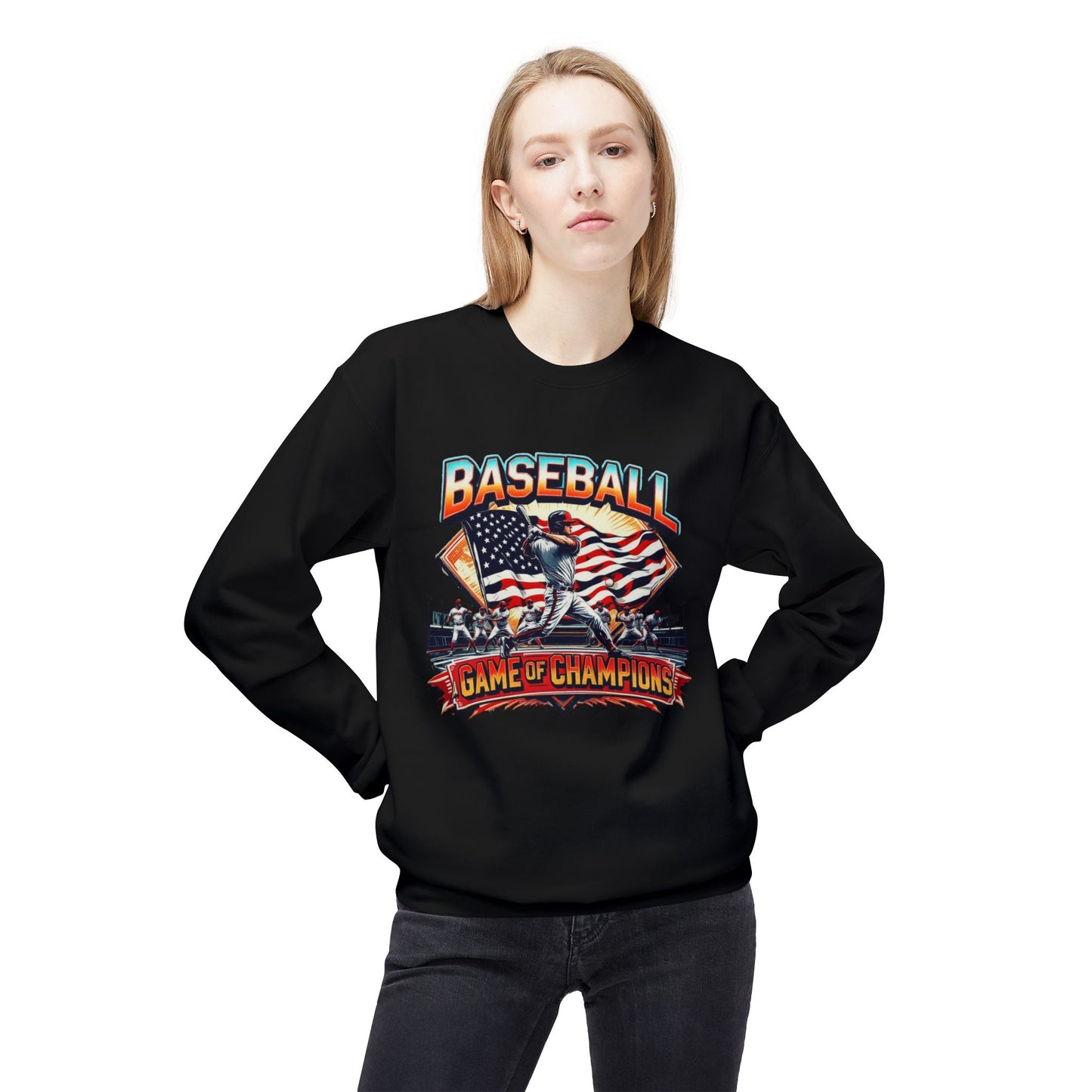 Game of champions Unisex Midweight Softstyle Fleece Crewneck Sweatshirt - StyleMZ