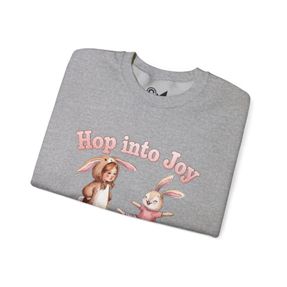 Hop Into Joy Unisex Heavy Blend™ Crewneck Sweatshirt - StyleMZ