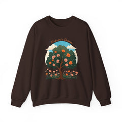 Corea - Sudadera unisex de cuello redondo de mezcla pesada Nature's Charm - StyleMZ 