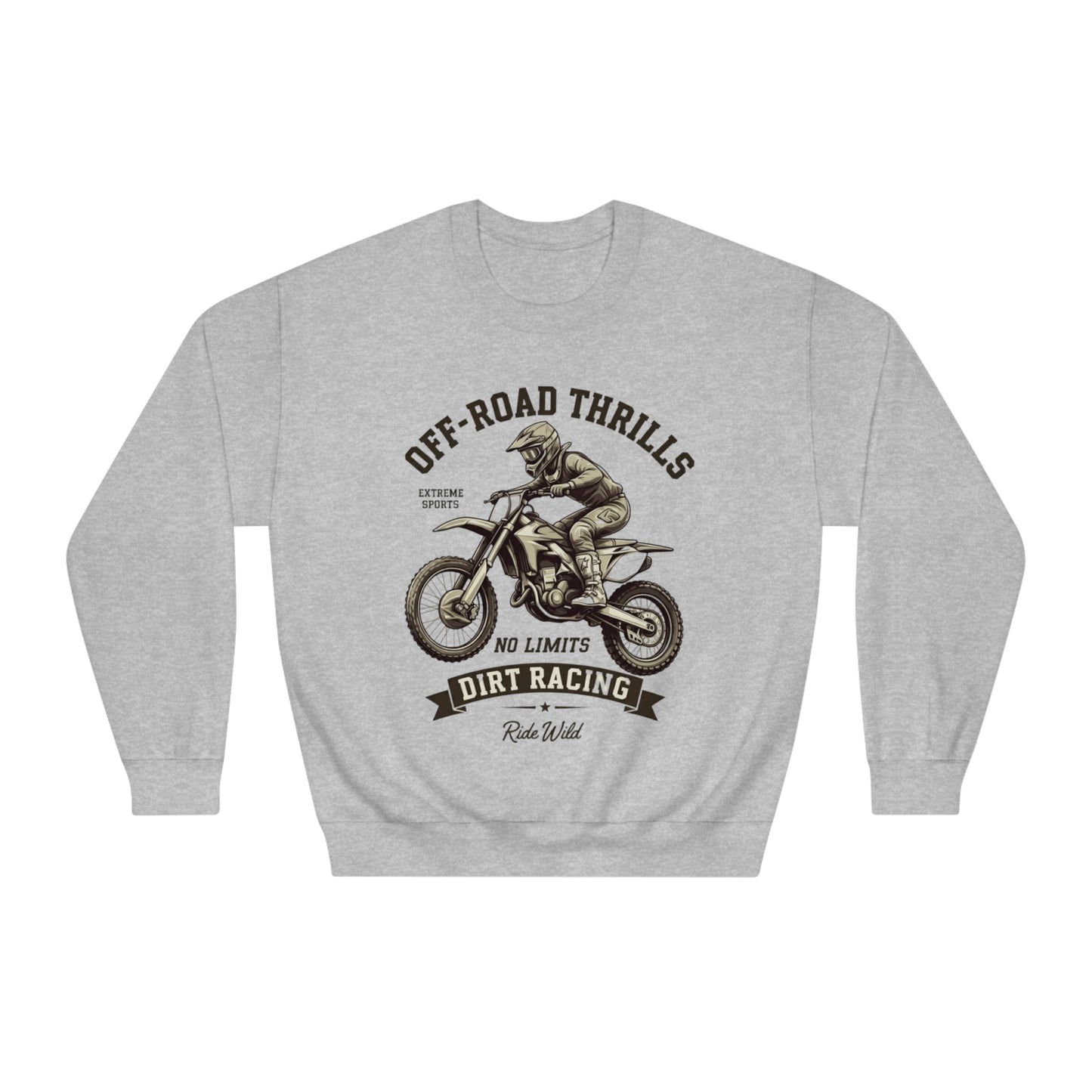 Korea -  Off-road thriller Unisex DryBlend® Crewneck Sweatshirt  - StyleMZ