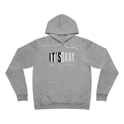 Korea -  It's okay Unisex Sponge Fleece Pullover Hoodie  - StyleMZ