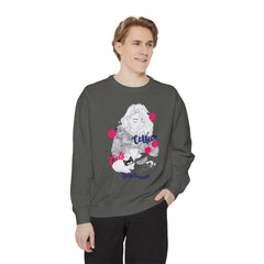 Korea -  Coffee Cats Daydreams Unisex Garment-Dyed Sweatshirt  - StyleMZ