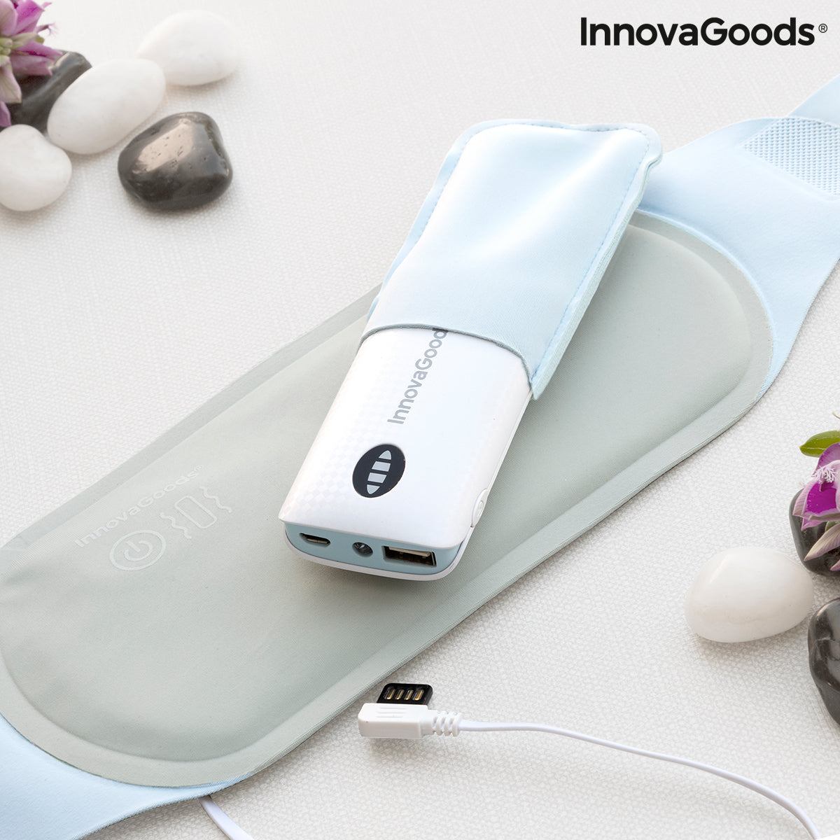 Rechargeable Wireless Massage and Heat Belt Beldisse InnovaGoods