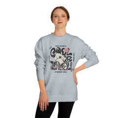 Korea -  Too cool for two wheels Unisex Crew Neck Sweatshirt  - StyleMZ