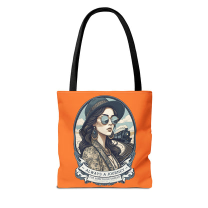 Always a journey Tote Bag (AOP) - StyleMZ