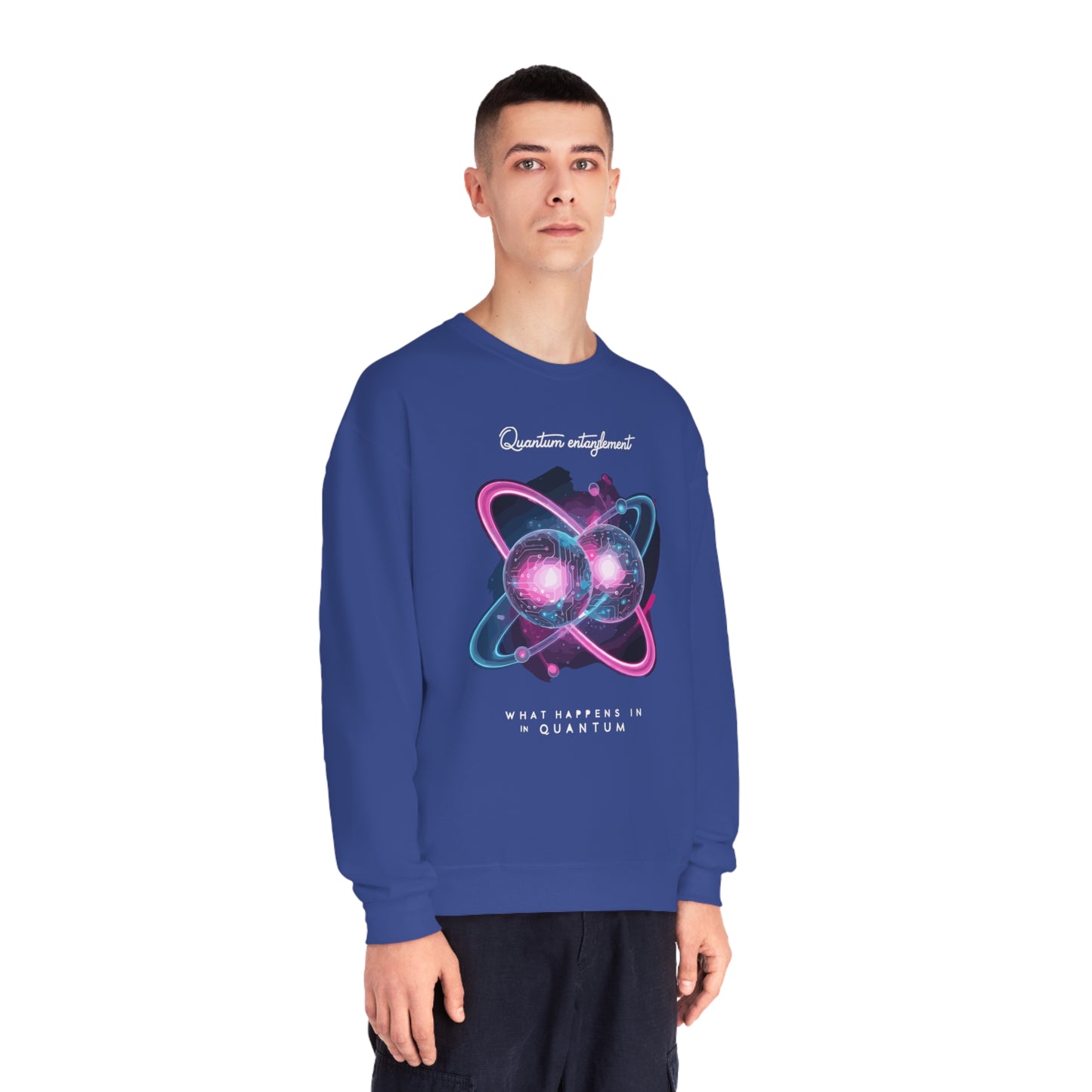 Korea -  Quantum entanglement Unisex NuBlend® Crewneck Sweatshirt  - StyleMZ